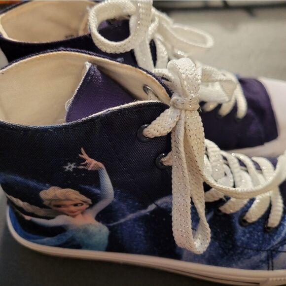 FROZEN HIGH TOPS  FROZEN KIDS SNEAKERS - Picture 5 of 16